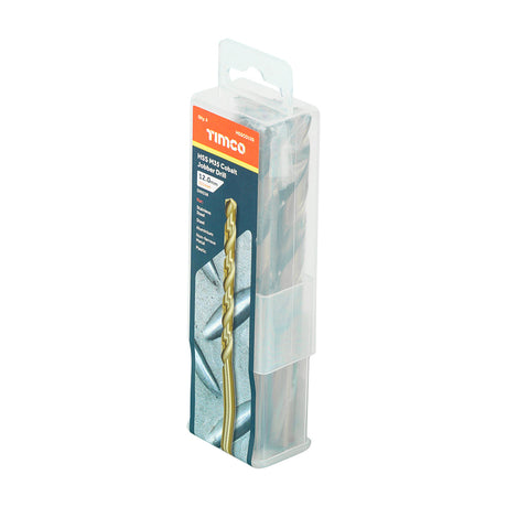 This is an image of Timco - Ground Jobber Drills - Cobalt M35 12.0mm (5 Pieces Tube) HSSCO120