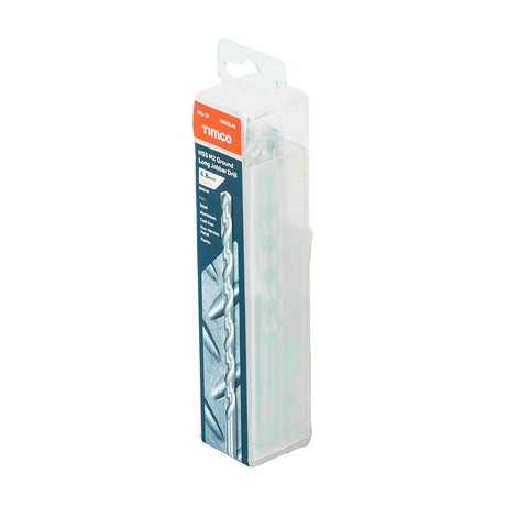 This is an image of Timco - Ground Long Jobber Drills - HSS M2 4.8mm (10 Pieces Tube) HSSGL48