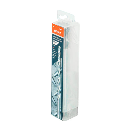 This is an image of Timco - Ground Long Jobber Drills - HSS M2 8.0mm (5 Pieces Tube) HSSGL8