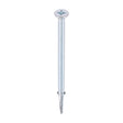 This is an image of Timco - Metal Construction Timber to Heavy Section Screws - Countersunk - Wing-Tip - Self-Drilling - Zinc 5.5 x 100mm - (100 PCS Box) HW100B