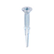This is an image of Timco - Metal Construction Timber to Heavy Section Screws - Countersunk - Wing-Tip - Self-Drilling - Zinc 5.5 x 45mm - (200 PCS Box) HW45B