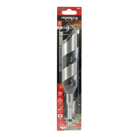 This is an image of Timco - High Performance Impact Auger Bit 32.0 x 205 (1 Each Blister Pack) IA32