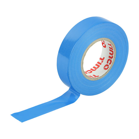 This is an image of Timco - PVC Insulation Tape - Blue 25m x 18mm - (10 PCS Roll Pack) ITBLUE