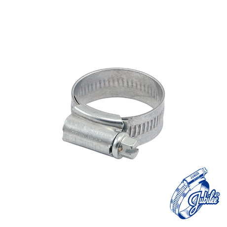 This is an image of Timco - Jubilee Clip Mild Steel - 1AMS 22 - 30mm - (10 PCS Box) JUB1AMS