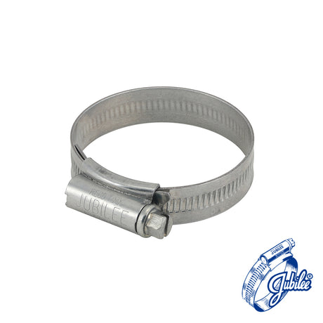 This is an image of Timco - Jubilee Clip Mild Steel - 2AMS 35 - 50mm - (10 PCS Box) JUB2AMS