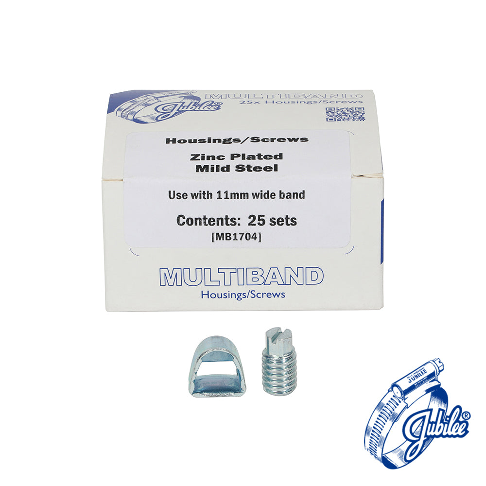 This is an image of Timco - Multiband Mild Steel Housing Screws - MB1704 11mm - (25 PCS Box) JUBMB1704