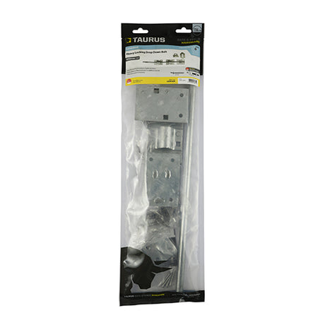 This is an image of Timco - Heavy Locking Drop Down Bolt - Hot Dipped Galvanised 18" (1 Each TIMbag) LDDB18GP
