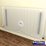 This is an image of Timco - Timloc Rad-Seal Radiator Pipe Guide and Seal - 1115 140mm - (10 PCS Box) LOC1115