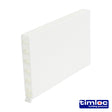 This is an image of Timco - Timloc Cavity Wall Weep Vent - White - 1143WH 65 x 10 x 100mm (50 Pieces Box) LOC1143WH
