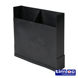 This is an image of Timco - Timloc Underfloor Vent - Vertical Extension Sleeve - 1204 + 150mm (20 Pieces Box) LOC1204