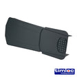 This is an image of Timco - Timloc Ambi-Verge Universal Dry Fix Verge System - Grey - 99141 420 x 140/170mm (20 Pieces Box) LOC99141