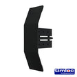 This is an image of Timco - Timloc Ambi-Verge Eaves Starter - Black - 99154 155 x 105mm (1 Each Bag) LOC99154