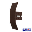 This is an image of Timco - Timloc Ambi-Verge Eaves Starter - Brown - 99155 155 x 105mm (1 Each Bag) LOC99155