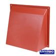 This is an image of Timco - Timloc External Cowl - Terracotta - ABC99TE 255 x 230mm (1 Each Bag) LOCABC99TE