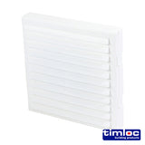 This is an image of Timco - Timloc Aero Core Through-Wall Ventilation Set with Cowl and Baffle - Terracotta - ACV7CTE 127 x 350mm (1 Each Bag) LOCACV7CTE
