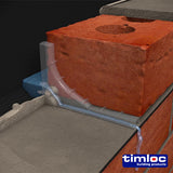 This is an image of Timco - Timloc Invisiweep Wall Weep - Clear - IW50CL 65 x 10 x 102mm (50 Pieces Box) LOCIW50CL