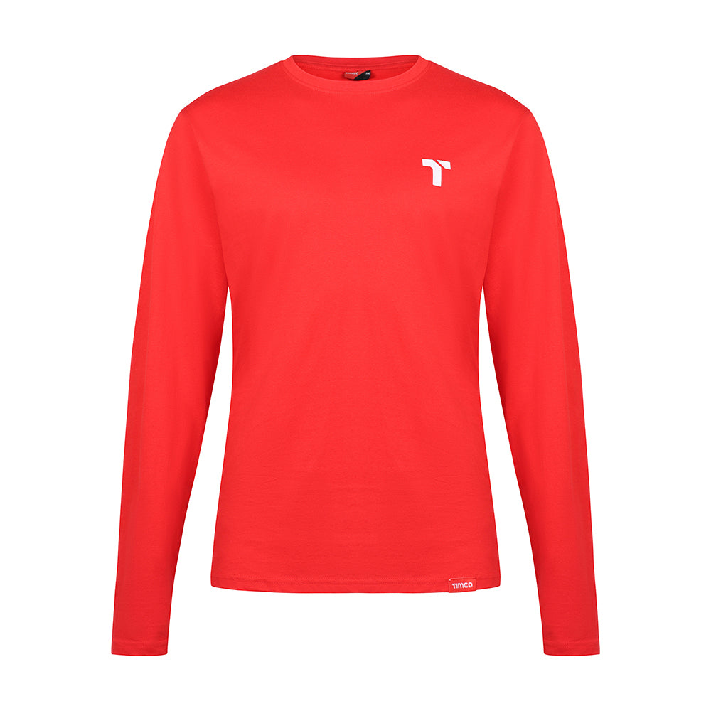 This is an image of Timco - Long Sleeve Trade T-Shirt Pack Large (Grey/Red/Green) (3 Pieces Bag) LSTTMIXL