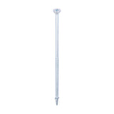 This is an image of Timco - Metal Construction Timber to Light Section Screws - Countersunk - Wing-Tip - Self-Drilling - Zinc 5.5 x 150mm - (100 PCS Box) LW150B