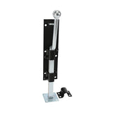 This is an image of Timco - Monkey Tail Bolt - Black 12" (1 Each Plain Bag) MBS12BB