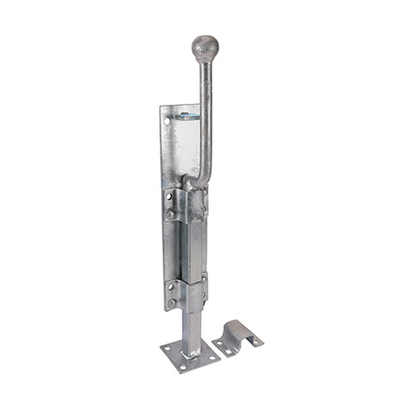 This is an image of Timco - Monkey Tail Bolt - Hot Dipped Galvanised 12" (1 Each Plain Bag) MBS12GB
