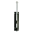 This is an image of Timco - Monkey Tail Bolt - Black 18" (1 Each Plain Bag) MBS18BB