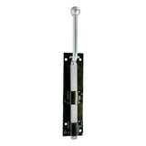 This is an image of Timco - Monkey Tail Bolt - Black 18" (1 Each Plain Bag) MBS18BB