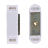 This is an image of Timco - Magnetic Catches - White 6kg - (100 PCS Bag) MC6BG