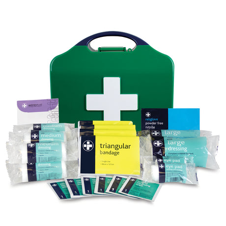 This is an image of Timco - Workplace First Aid Kit ÃƒÆ’Ã†â€™Ã‚Â¢Ã¢â€šÂ¬Ã…Â¡Ã‚Â¬Ã¢â‚¬Å¡Ã‚Â¬Ãƒâ€¦Ã¢â‚¬Å“ HSE Compliant Small (1 Each Case) MED112
