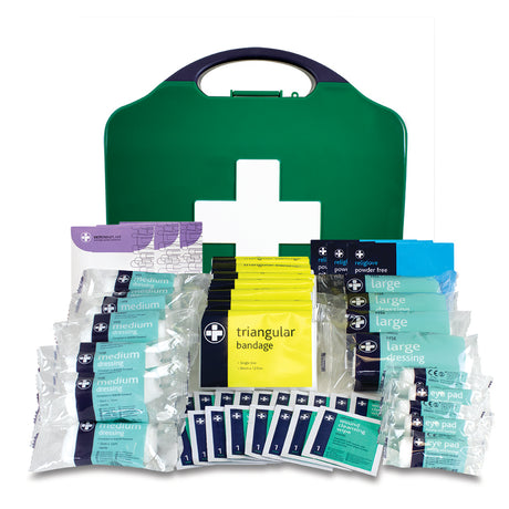 This is an image of Timco - Workplace First Aid Kit ÃƒÆ’Ã†â€™Ã‚Â¢Ã¢â€šÂ¬Ã…Â¡Ã‚Â¬Ã¢â‚¬Å¡Ã‚Â¬Ãƒâ€¦Ã¢â‚¬Å“ HSE Compliant Large (1 Each Case) MED114