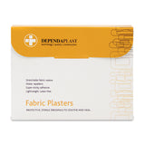 This is an image of Timco - Fabric Plasters Assorted (100 Pieces Box) MED516