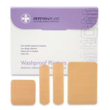 This is an image of Timco - Washproof Plasters Assorted (100 Pieces Box) MED536