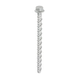 This is an image of Timco - Multi-Fix Masonry Bolts - Hex Flange - Exterior - Silver 6.0 x 100mm - (100 PCS Box) MF6100