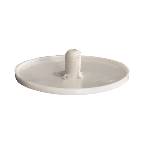 This is an image of Timco - Plastic Cover Caps For Metal Insulation Fixings 38mm - (100 PCS Bag) MIFC