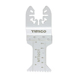 This is an image of Timco - Multi-Tool Blade - Straight Coarse - For Wood 32mm (1 Each Blister Pack) MT32CT