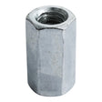This is an image of Timco - Hex Connector Nuts - Zinc M10 - (2 PCS TIMpac) NC10ZP