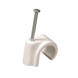 This is an image of Timco - Pipe Clips - Nail In 22mm - (50 PCS Bag) NCW22