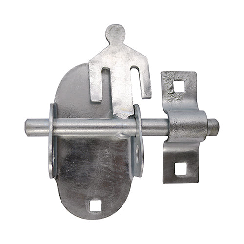 This is an image of Timco - Oval Padbolt - Hot Dipped Galvanised 4" (1 Each TIMbag) OP4GP