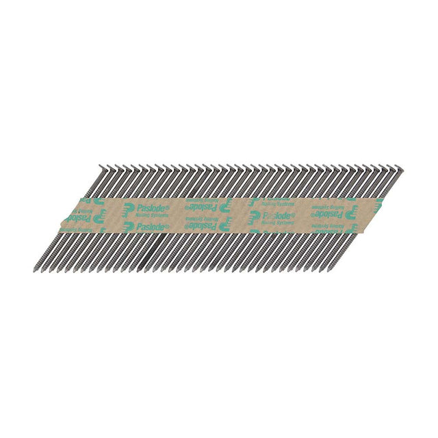 This is an image of Paslode IM360Ci Nails & Fuel Cells Trade Pack - Ring Shank - Bright - 141078 2.8 x 63mm/3CFC (3300 PCS Box) PAS141078