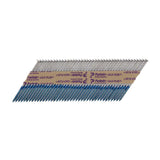 This is an image of Paslode IM360Ci Nails & Fuel Cells Retail Pack - Ring Shank - Galvanised + - 141079 2.8 x 63mm/1CFC (1100 PCS Box) PAS141079