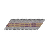 This is an image of Paslode IM350+ Nails & Fuel Cells Trade Pack - Ring Shank - Galvanised + - 141204 2.8 x 51mm/3CFC (3300 PCS Box) PAS141204