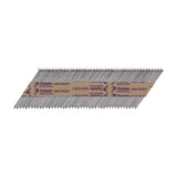 This is an image of Paslode IM350+ Nails & Fuel Cells Trade Pack - Ring Shank - Galvanised + - 141227 3.1 x 75mm/2CFC (2200 PCS Box) PAS141227