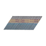 This is an image of Paslode IM350+ Nails & Fuel Cells Trade Pack - Plain Shank - Galvanised + - 141234 3.1 x 90mm/2CFC (2200 PCS Box) PAS141234