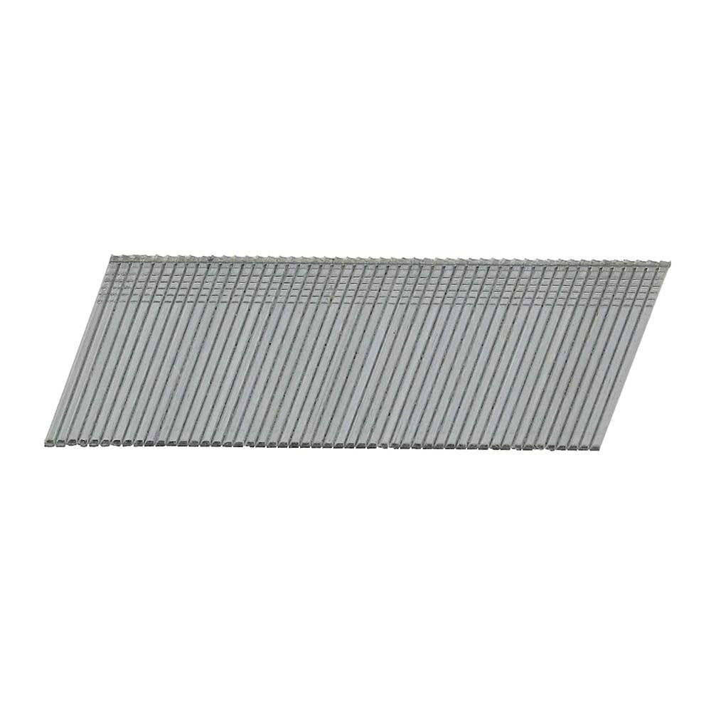 This is an image of Paslode IM65A Brads & Fuel Cells Pack - Angled - Electro Galvanised - 300270 16g x 32mm/2BFC (2000 PCS Box) PAS300270