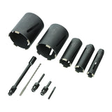 This is an image of Timco - Dry Diamond Core Drill Kit 5pcs (5 Pieces Case) PDCK5