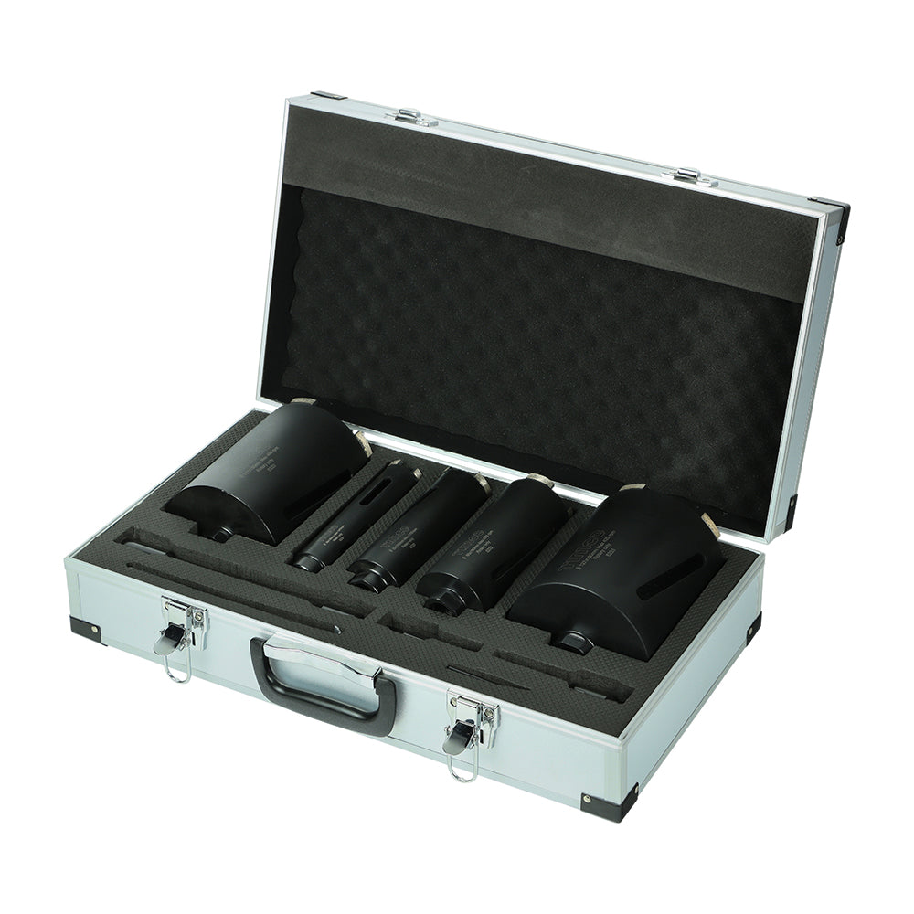 This is an image of Timco - Dry Diamond Core Drill Kit 5pcs (5 Pieces Case) PDCK5