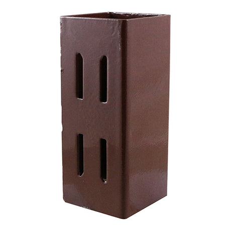 This is an image of Timco - Post Extender - Quick Fit - Oxide Red 100mm PEX100