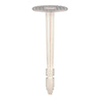 This is an image of Timco - Plastic Insulation Fixings - White 8.0 x 130mm - (100 PCS Bag) PIF130