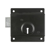 This is an image of Timco - Press Lock - Black 4" (1 Each Plain Bag) PL4BB