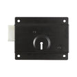 This is an image of Timco - Press Lock - Black 5" (1 Each Plain Bag) PL5BB