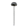 This is an image of Timco - Polymer Headed Nails - A4 Stainless Steel - Mahogany 50mm (100 PCS Box) PN50BR